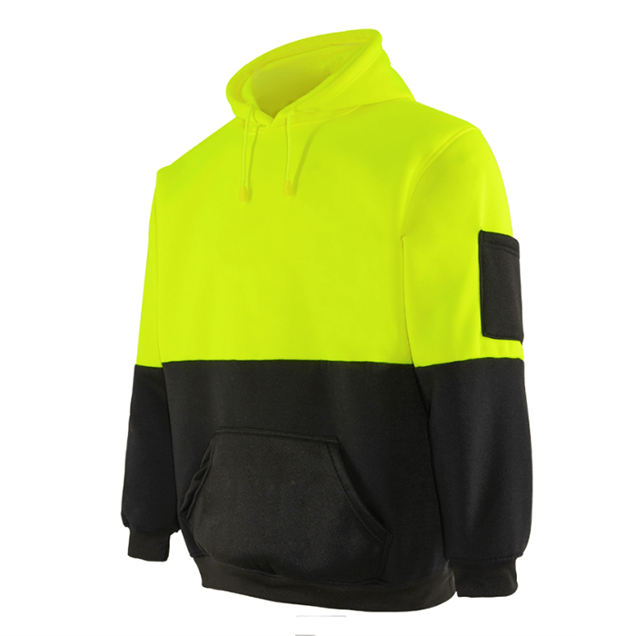 Sudadera con capucha y sudadera reflectante Hi Vis para hombre