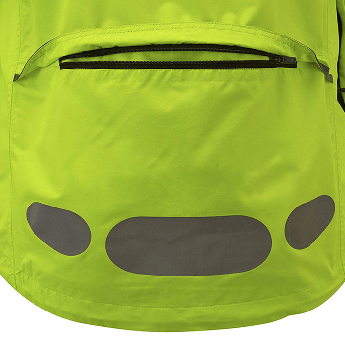 Directamente de fábrica 100% poliéster Moda reflectante Hi Vis Chaqueta de ciclismo