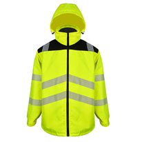 Hola, Vis Fleece o Liner Obligador de la chaqueta de invierno de seguridad reflectante
