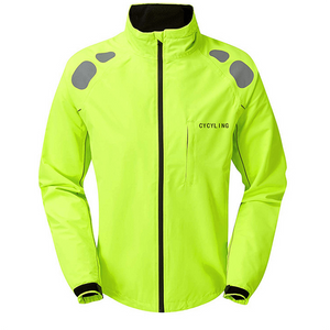 Directamente de fábrica 100% poliéster Moda reflectante Hi Vis Chaqueta de ciclismo