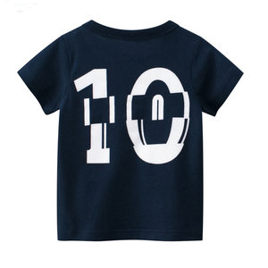 Camiseta corta de moda para niños