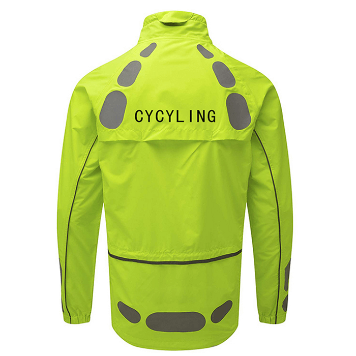 Directamente de fábrica 100% poliéster Moda reflectante Hi Vis Chaqueta de ciclismo